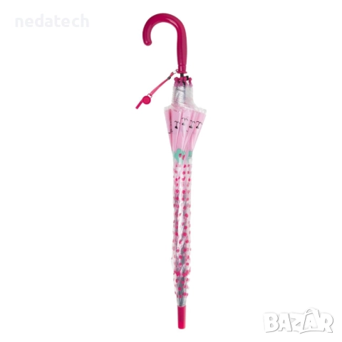 Детски чадър Зайче, Розов., снимка 2 - Чадъри - 51764909