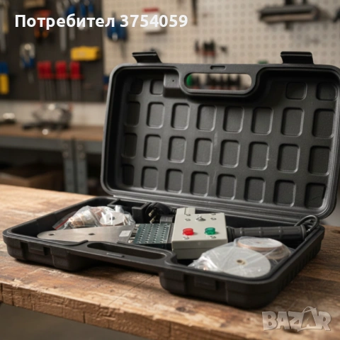 Професионална PPR лепачка 900W с 6 глави (20–63 мм) – Бърз и точен монтаж на водопроводни инсталации, снимка 3 - Други инструменти - 53099242