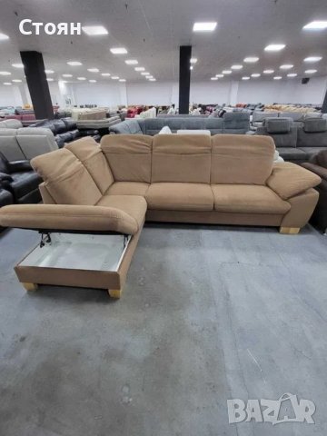 ПРОМОЦИЯ!!!Тъмно бежов диван от плат с ракла "PP - LA15052", снимка 6 - Дивани и мека мебел - 39964936