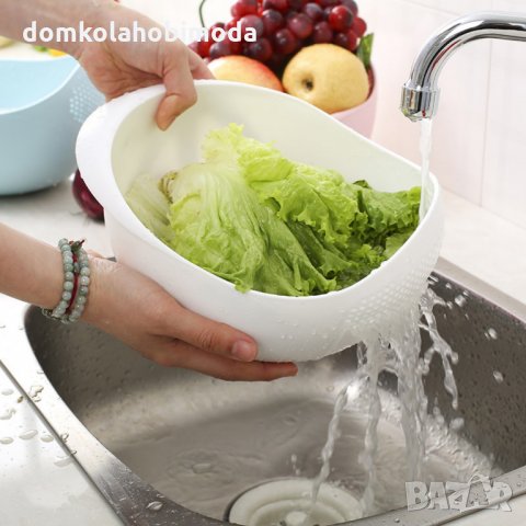 Пластмасова купа гевгир с цедка, снимка 2 - Други - 27815209