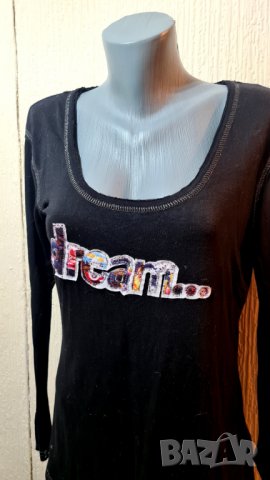 Блуза тениска Desigual, снимка 2 - Блузи с дълъг ръкав и пуловери - 40690295