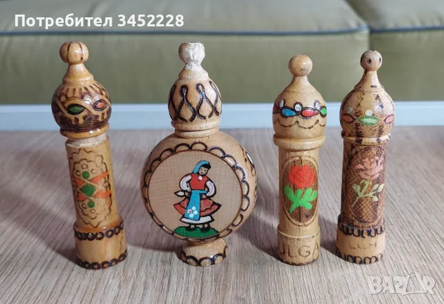 сувенири дървени мускали ретро за ценители , снимка 1