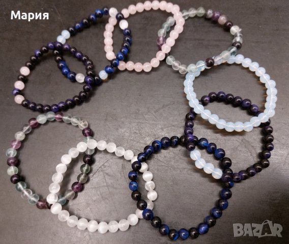 Гривни от естествени камъни , снимка 5 - Гривни - 43452132