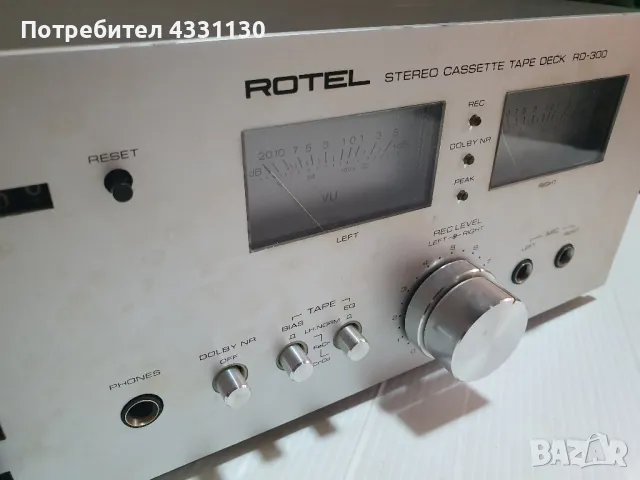 rotel Rd 300 касетен дек, снимка 4 - Декове - 49457430