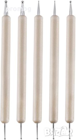 инструменти за моделиране, щамповане 5 бр., кожарски, снимка 3 - Други инструменти - 44131981