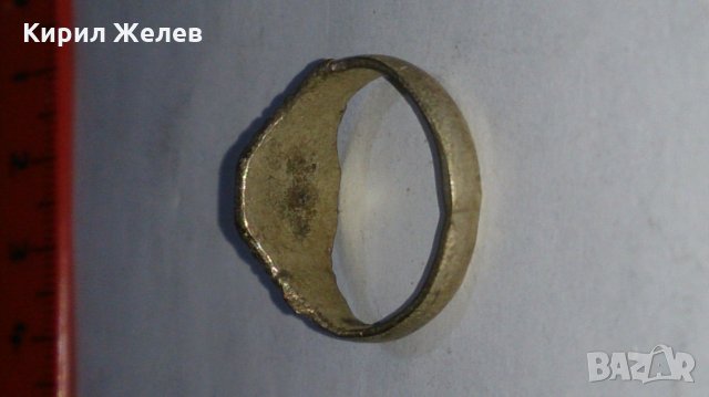 Старинен пръстен над стогодишен сачан - 67281, снимка 4 - Пръстени - 28993467