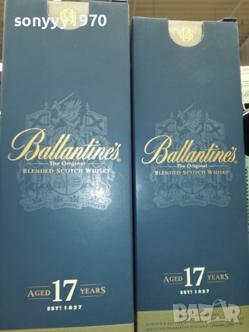 ballantines 17-празно шише и кутия за колекция 1607222027, снимка 1 - Колекции - 37411289