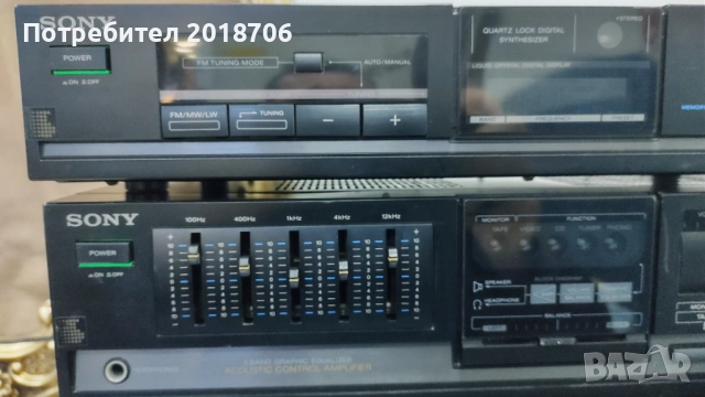 Усилвател и Тунер Sony, снимка 2 - Ресийвъри, усилватели, смесителни пултове - 52829228