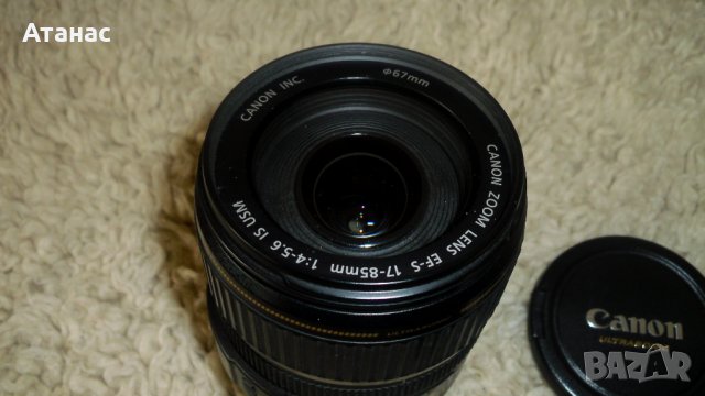 Обектив CANON EF-S 17-85 mm 1:4-5.6 IS USM, снимка 2 - Обективи и филтри - 32561572