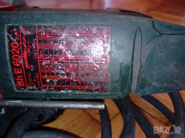 перфоратор Metabo, снимка 5 - Бормашини - 28195499