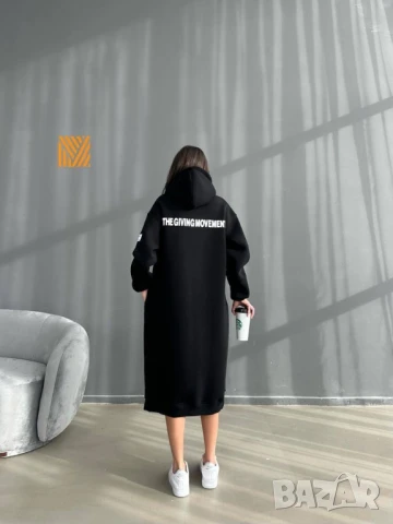 рокли тип суичър , снимка 7 - Рокли - 51423777