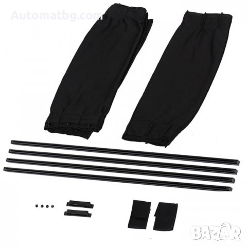 Комплект пердета за автомобил Automat, Странични завеси, 2 бря, Черен, снимка 2 - Аксесоари и консумативи - 39394779