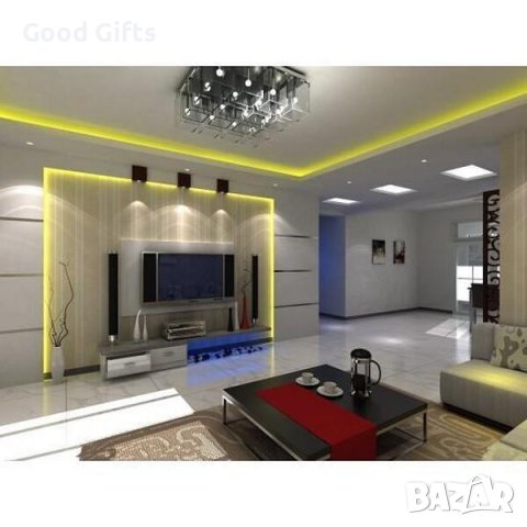 LED ЛЕНТА ЦВЕТНА RGB - 5м. Водоустойчива и дистанционно, снимка 2 - Други - 38102557