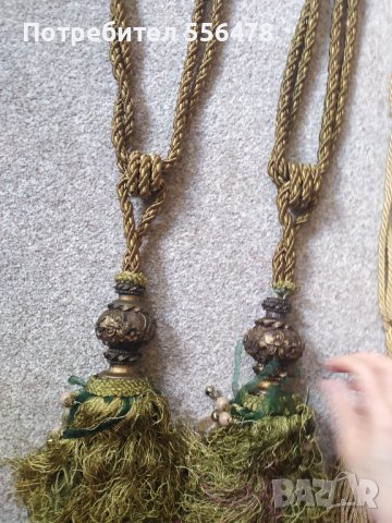 Стилни държачи за пердета с пискюли, снимка 4 - Декорация за дома - 40455318