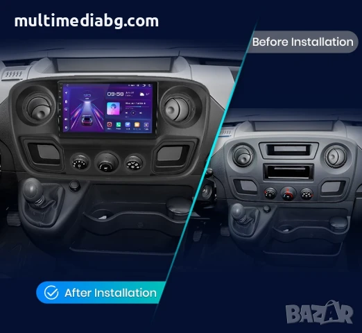 Nissan NV400 2010 - 2019 Мултимедия Навигация Android, снимка 2 - Аксесоари и консумативи - 51105803