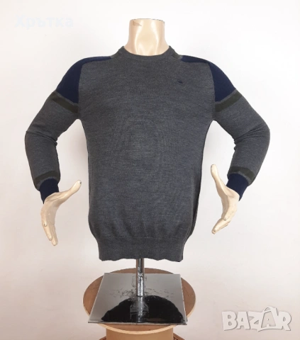 G-Star Core Block - Оригинален мъжки пуловер от вълна размер M, снимка 2 - Пуловери - 53392480
