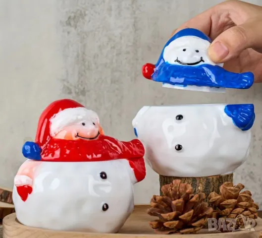 Молд бурканче снежен човек , снимка 3 - Форми - 47610883