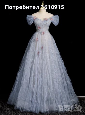 Бална рокля с цветя, снимка 2 - Рокли - 43337521