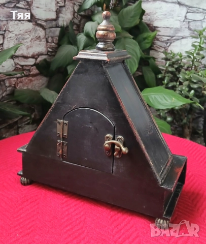 Винтидж дървен часовник , снимка 4 - Антикварни и старинни предмети - 52868853