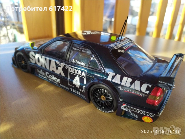 1:18 Метален модел на MERCEDES C-Klass DTM Team AMG - UT models, снимка 4 - Колекции - 53142057