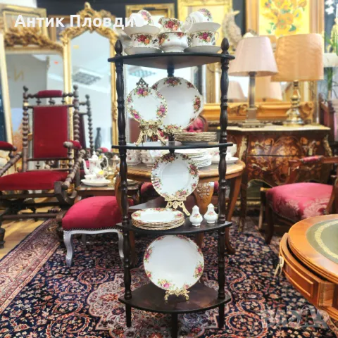 Сервиз за хранене и чай Royal Albert – Old Country Roses, 29 части, снимка 3 - Сервизи - 50387978