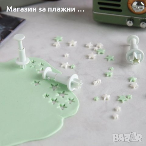 КОМПЛЕКТ 3 БР. РЕЗЦИ С БУТАЛО ЗВЕЗДИЧКИ - различни размери - код 3325, снимка 6 - Форми - 35414047