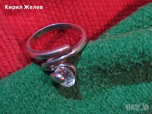 АВТОРСКИ СКЪПОЦЕНЕН СРЕБЪРЕН ПРЪСТЕН с ПЕЧАТ на БИЖУТЕРА и БРИЛЯНТНО ФАСЕТИРАН ИСКРЯЩ ЦИРКОН 36127, снимка 17 - Пръстени - 39460710