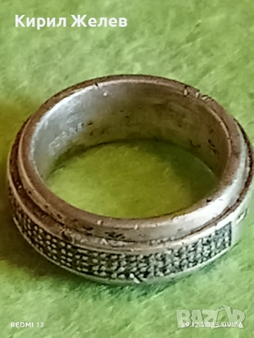 Модерен сребърен пръстен ESPRIT  майсторска ръчна изработка 30341, снимка 8 - Пръстени - 52925252