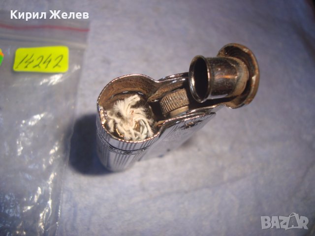 СТАРА БЕНЗИНОВА МАРКОВА РЕТРО Тип ИМКО СРЕБРИСТА ЗАПАЛКА 14242, снимка 3 - Колекции - 37110840