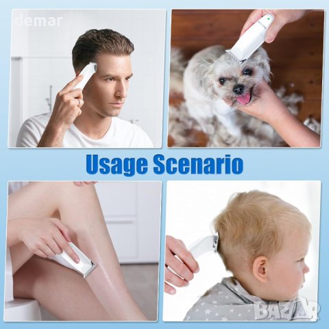 Акумулаторен тример за коса, снимка 3 - Тримери - 43121036