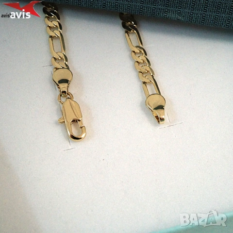 Синджир с 14К златно покритие 254573, снимка 3 - Колиета, медальони, синджири - 53016673