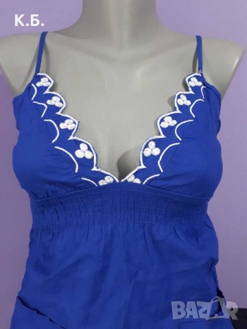 Рокля с бродерия р-р XS,S, снимка 2 - Рокли - 33269181