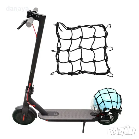 5670 Еластична мрежа за багажник на мотор велосипед тротинетка