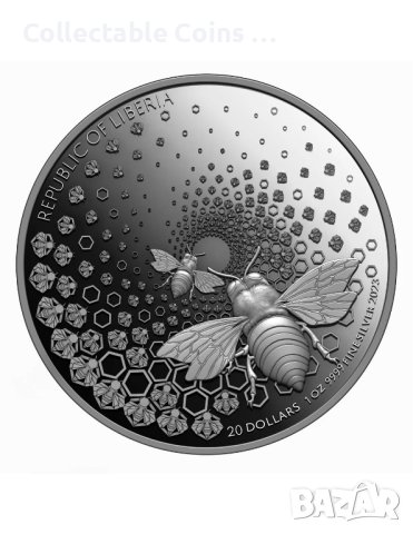монета с пчела колекционерска , снимка 8 - Нумизматика и бонистика - 43528740