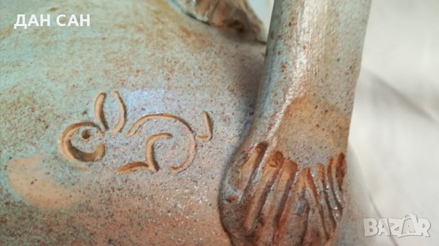 антика Франция Vin de pays точена кана ваза тапа корк, снимка 5 - Антикварни и старинни предмети - 27405123