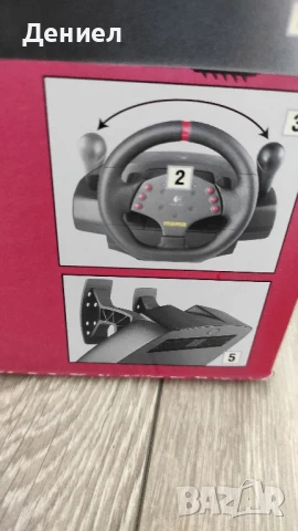 Кормило Logitech Momo Racing Force Feedback Wheel, снимка 4 - Клавиатури и мишки - 50908524