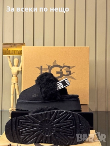 UGG Дамски Меки И Топли Чехли ЮДЖИДЖИ - Налични Различни Цветове Код E1054, снимка 4 - Чехли - 52172671