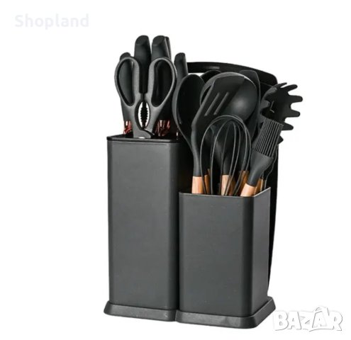 Силиконов кухненски комплект - 19 части, снимка 2 - Прибори за хранене, готвене и сервиране - 43424322