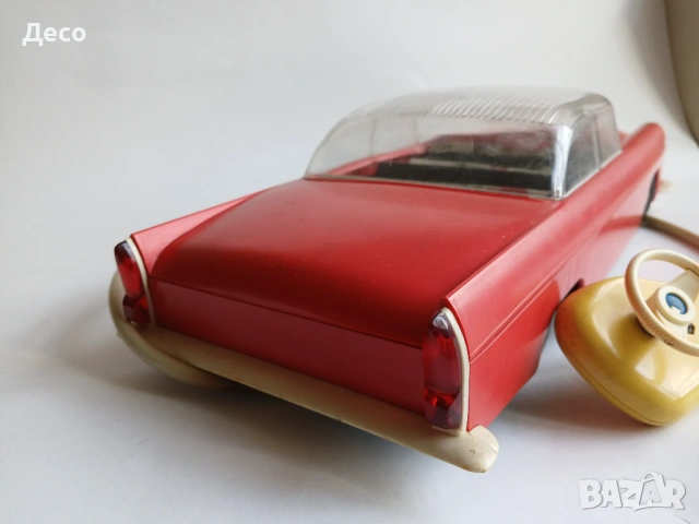 Стара СССР пластмасова играчка автомобил Чайка., снимка 5 - Колекции - 53581547