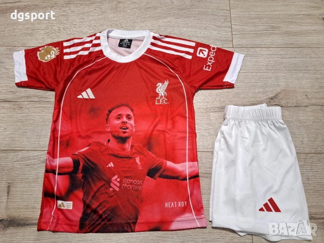 Уникален детски екип на Диого Жота – Liverpool FC | Лимитирана серия 🔥, снимка 2 - Футбол - 52054342