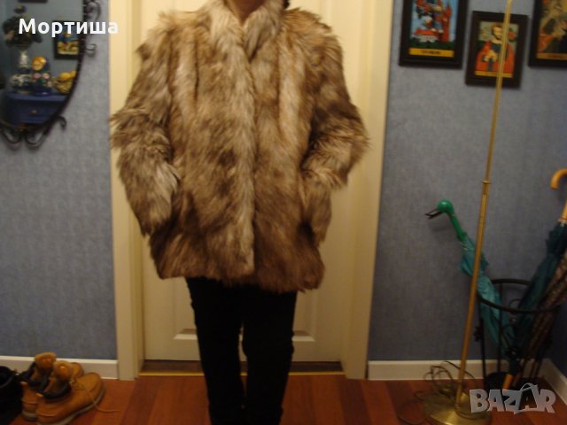   Палто естествен косъм ракун НАМАЛЕНИЕ