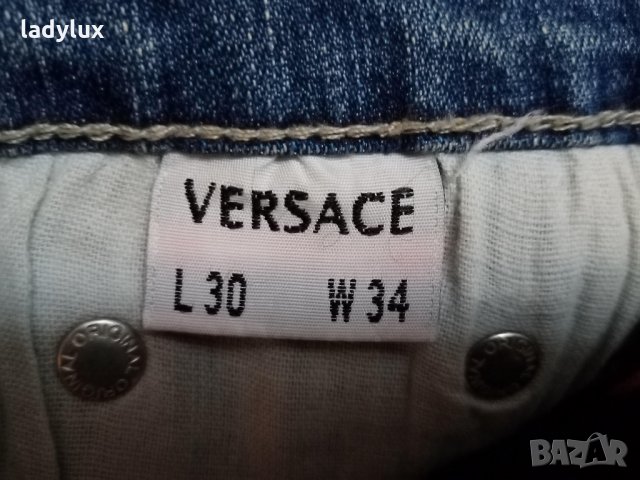 Versace, къси дънкови панталонки, Размер S. Код 1455, снимка 8 - Къси панталони и бермуди - 35417131