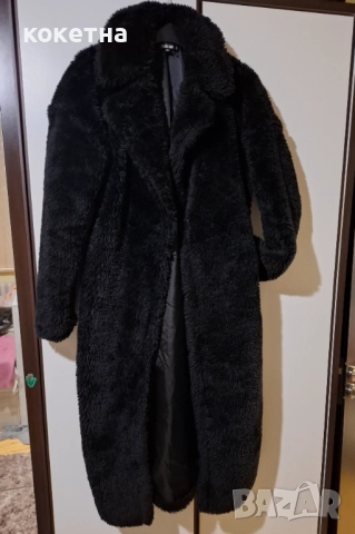 Missguided мъхесто палто, снимка 5 - Палта, манта - 52136937