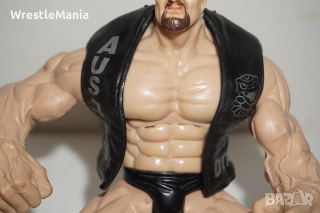 Рядка Колекционерска Фигура На Stone Cold Steeve Austin от 1998г Jakks Pacific, снимка 4 - Колекции - 51854946