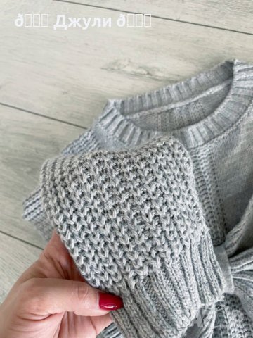 Италиански пуловер Панделка 🎀, снимка 3 - Блузи с дълъг ръкав и пуловери - 39463164