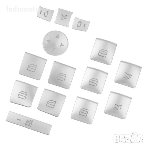 Елегантни бутони за врати за Mercedes A/B/C/E/GLA/CLA/GLK/GLE Клас, снимка 7 - Части - 43400628