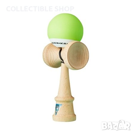 Кендама Krom Pop Light Green Гумена Боя Буково Дърво, снимка 2 - Други игри - 38089600