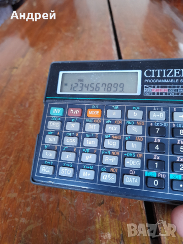 Стар калкулатор Citizen SRP 175, снимка 4 - Други ценни предмети - 44898315