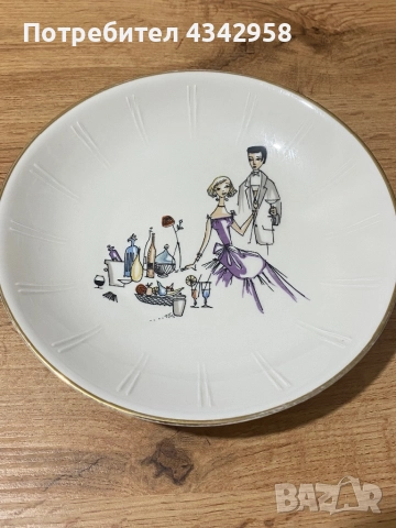 Winterling.1945-1950 г.Порцеланова чиния.