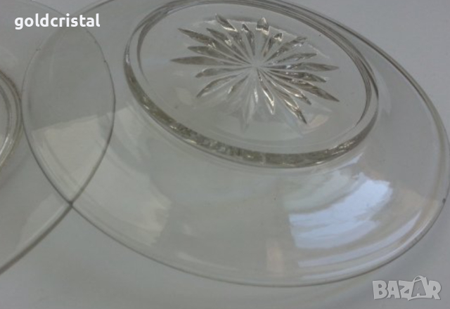  кристални чинии   чинийки, снимка 4 - Антикварни и старинни предмети - 16642198